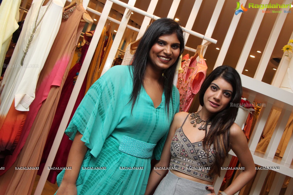 Fashion Collection Showcase by Nishankh Sainani, RaniPink Studio, Vedika Jhunjhunwala and Esha Sethi Thirani at Angasutra, Hyderabad