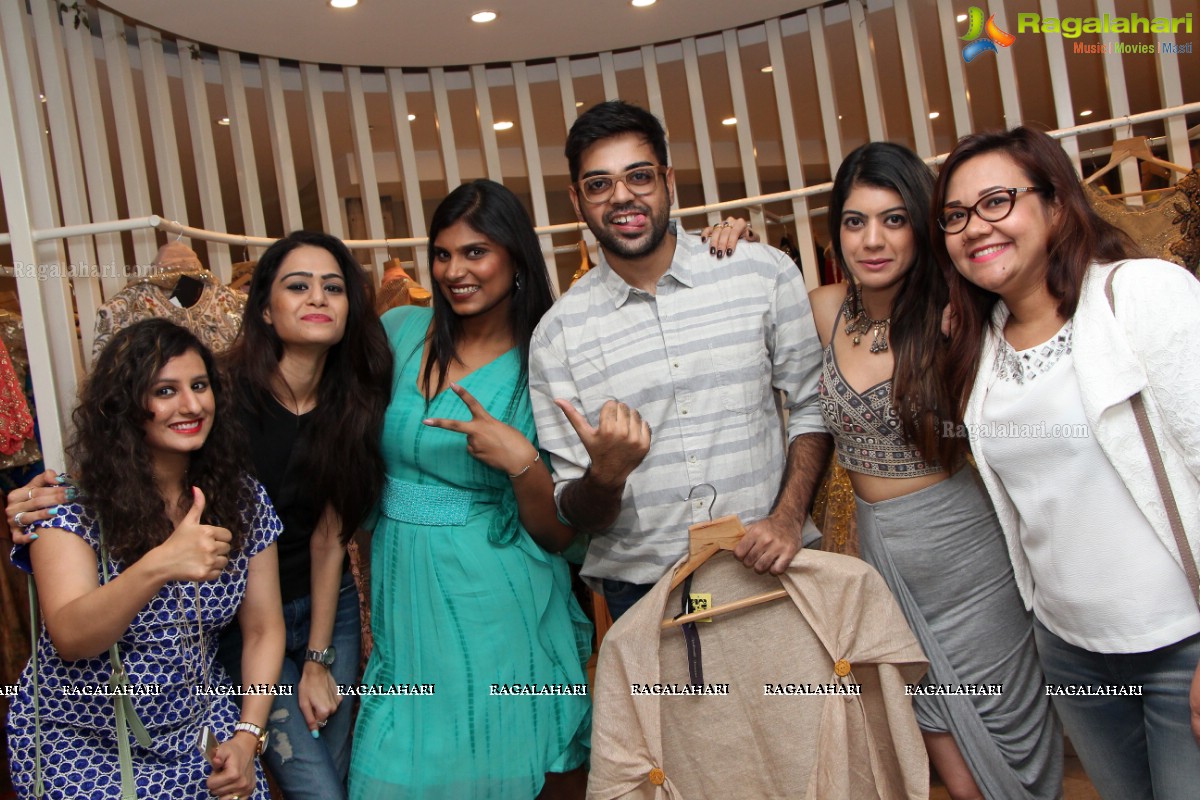 Fashion Collection Showcase by Nishankh Sainani, RaniPink Studio, Vedika Jhunjhunwala and Esha Sethi Thirani at Angasutra, Hyderabad