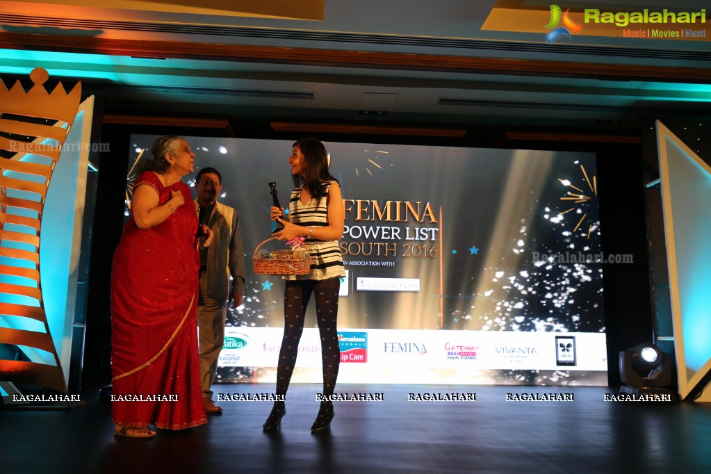 Femina Power List South 2016 - An Exclusive Awards and Recognition Ceremony, Bengaluru