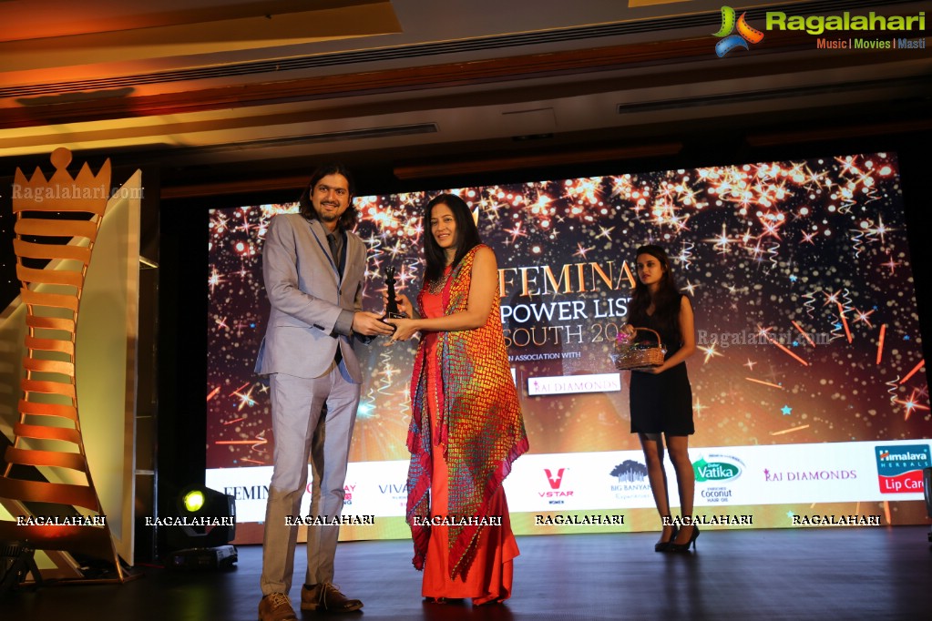 Femina Power List South 2016 - An Exclusive Awards and Recognition Ceremony, Bengaluru