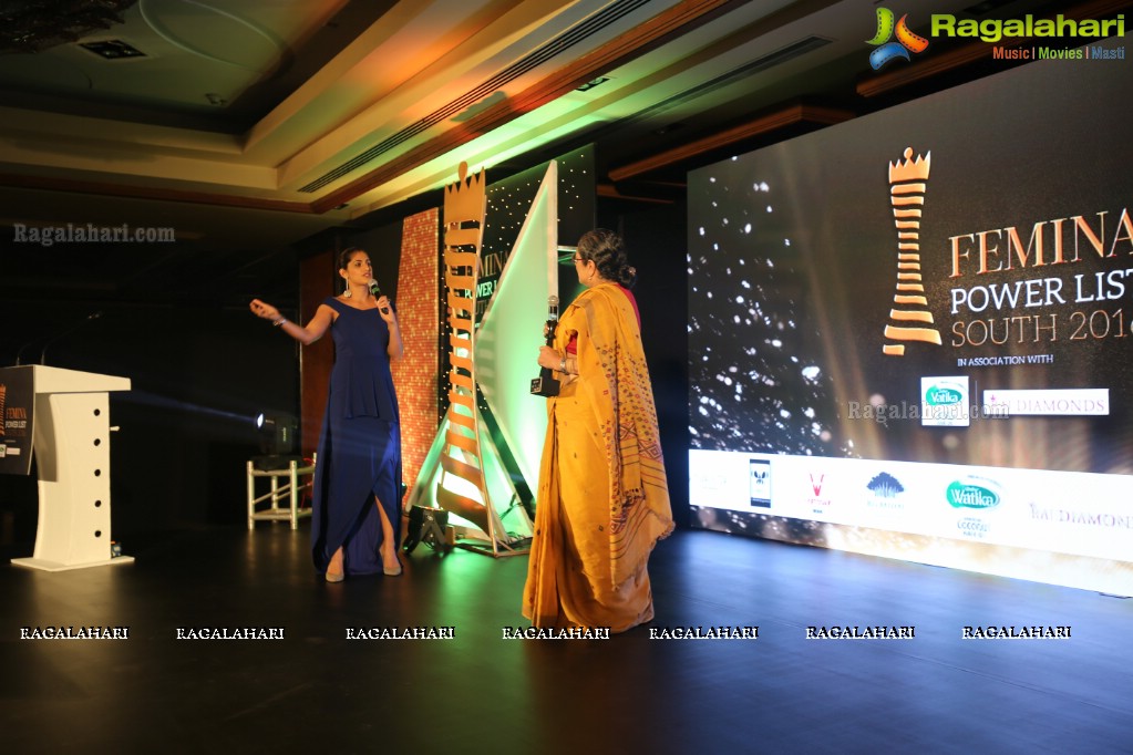 Femina Power List South 2016 - An Exclusive Awards and Recognition Ceremony, Bengaluru