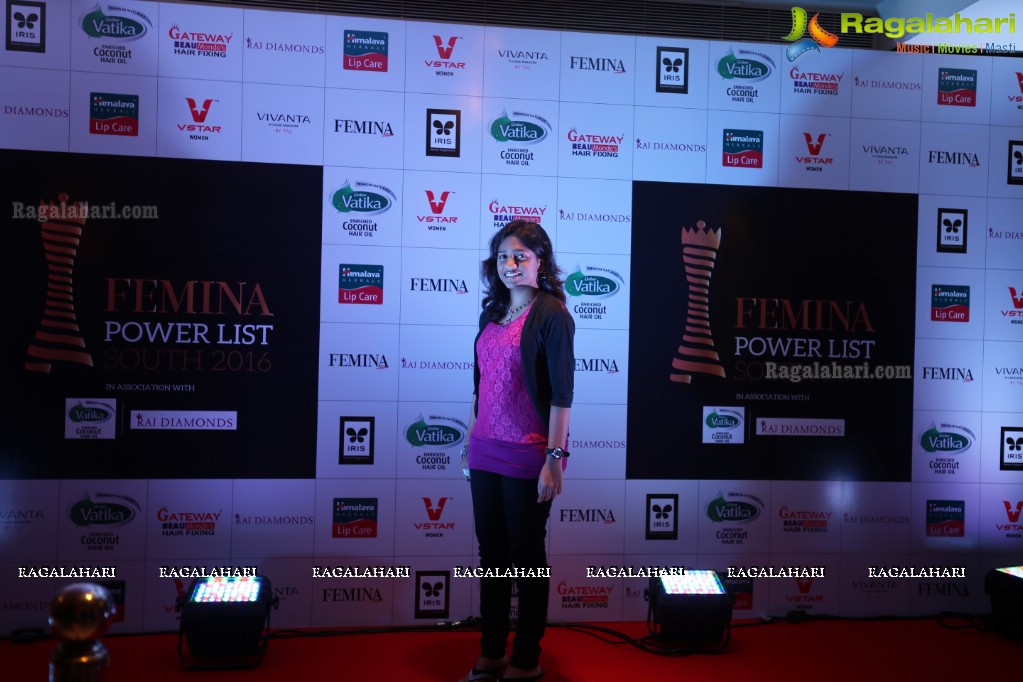 Femina Power List South 2016 - An Exclusive Awards and Recognition Ceremony, Bengaluru