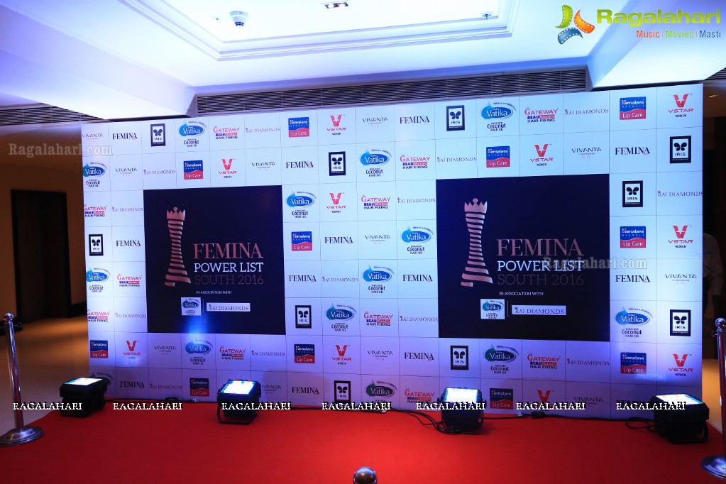 Femina Power List South 2016 - An Exclusive Awards and Recognition Ceremony, Bengaluru