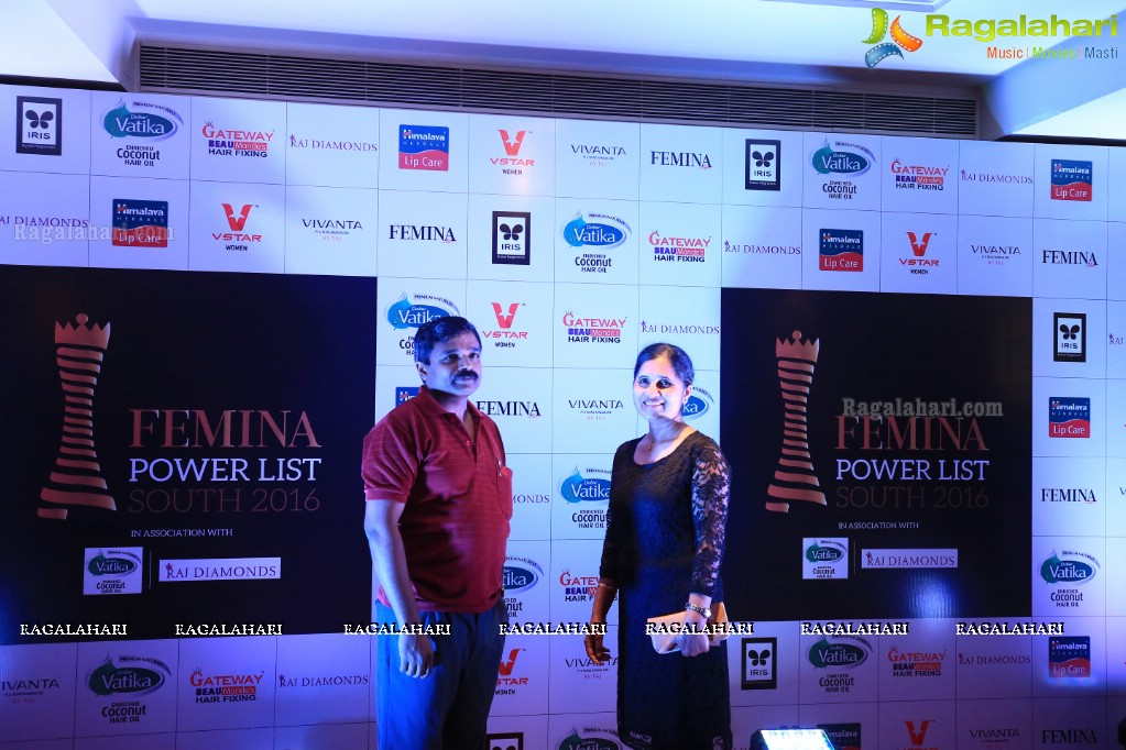 Femina Power List South 2016 - An Exclusive Awards and Recognition Ceremony, Bengaluru