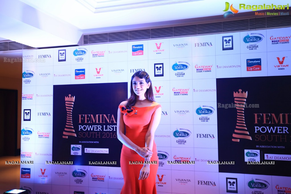 Femina Power List South 2016 - An Exclusive Awards and Recognition Ceremony, Bengaluru