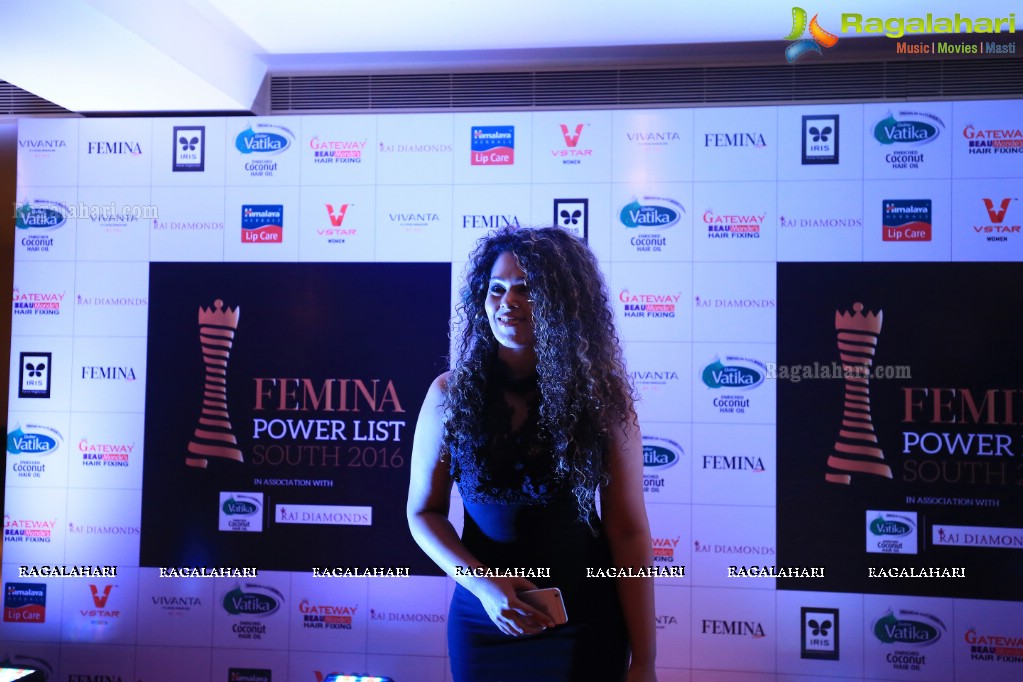 Femina Power List South 2016 - An Exclusive Awards and Recognition Ceremony, Bengaluru