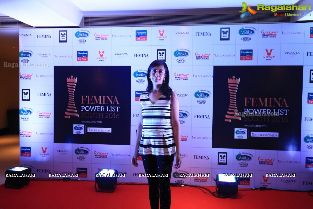 Femina Power List South 2016 - An Exclusive Awards and Recognition Ceremony, Bengaluru