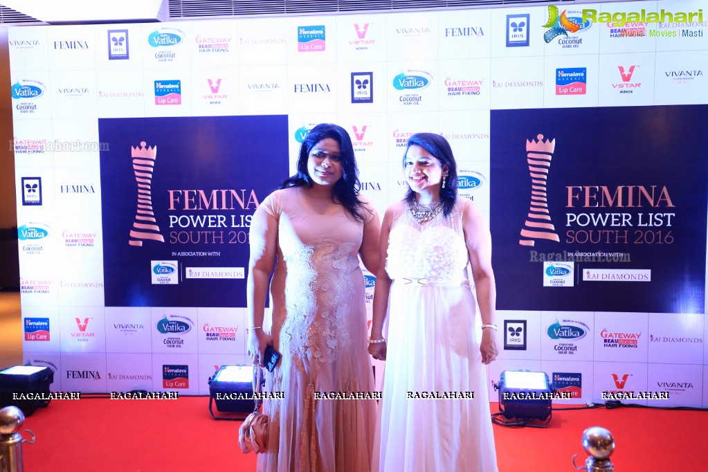 Femina Power List South 2016 - An Exclusive Awards and Recognition Ceremony, Bengaluru