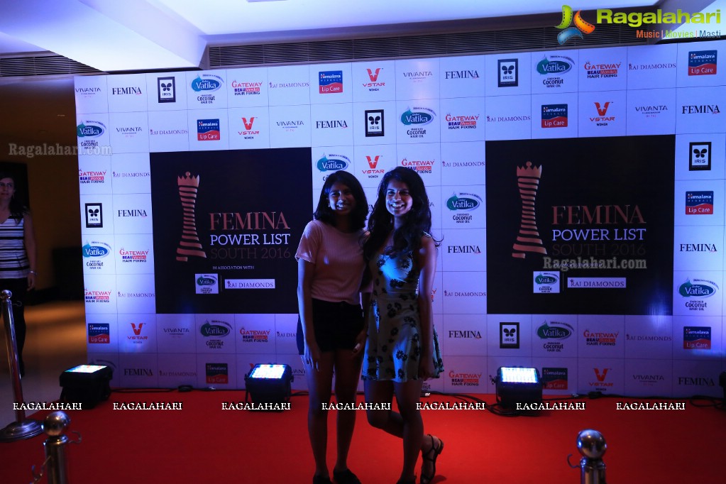 Femina Power List South 2016 - An Exclusive Awards and Recognition Ceremony, Bengaluru