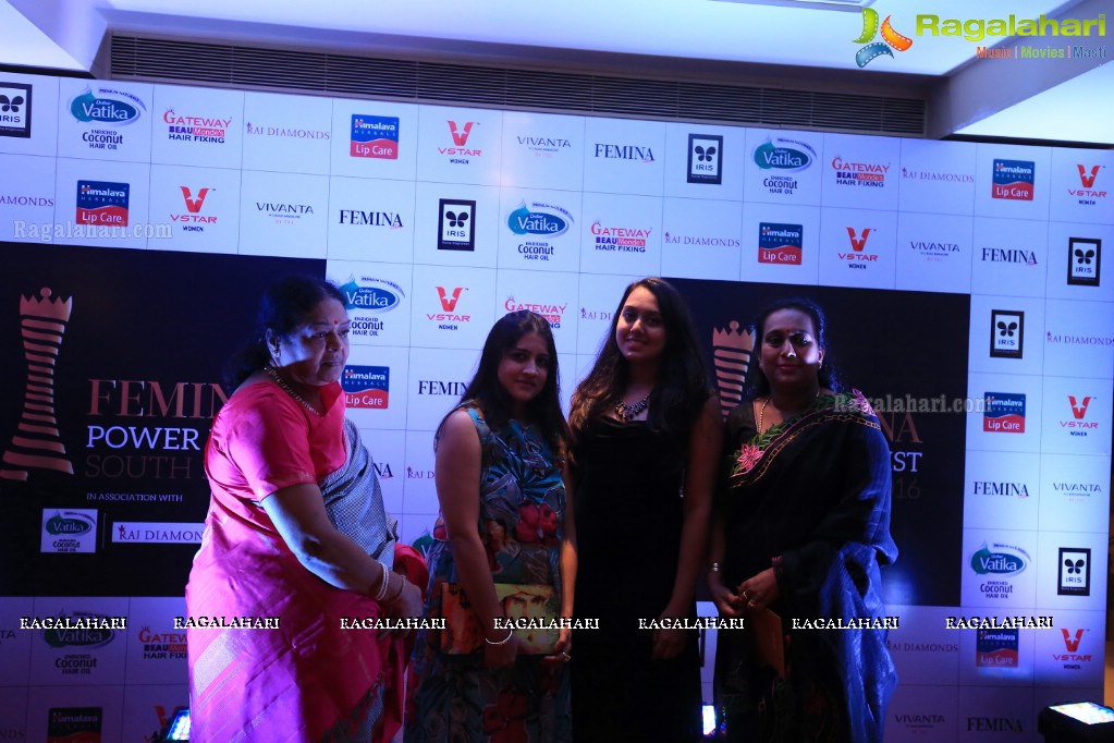 Femina Power List South 2016 - An Exclusive Awards and Recognition Ceremony, Bengaluru