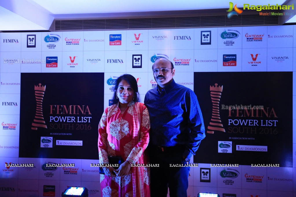 Femina Power List South 2016 - An Exclusive Awards and Recognition Ceremony, Bengaluru