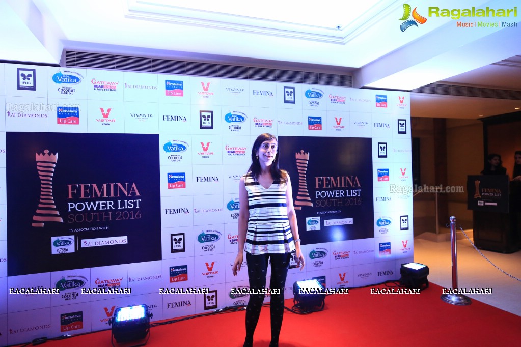 Femina Power List South 2016 - An Exclusive Awards and Recognition Ceremony, Bengaluru