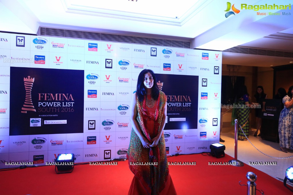 Femina Power List South 2016 - An Exclusive Awards and Recognition Ceremony, Bengaluru