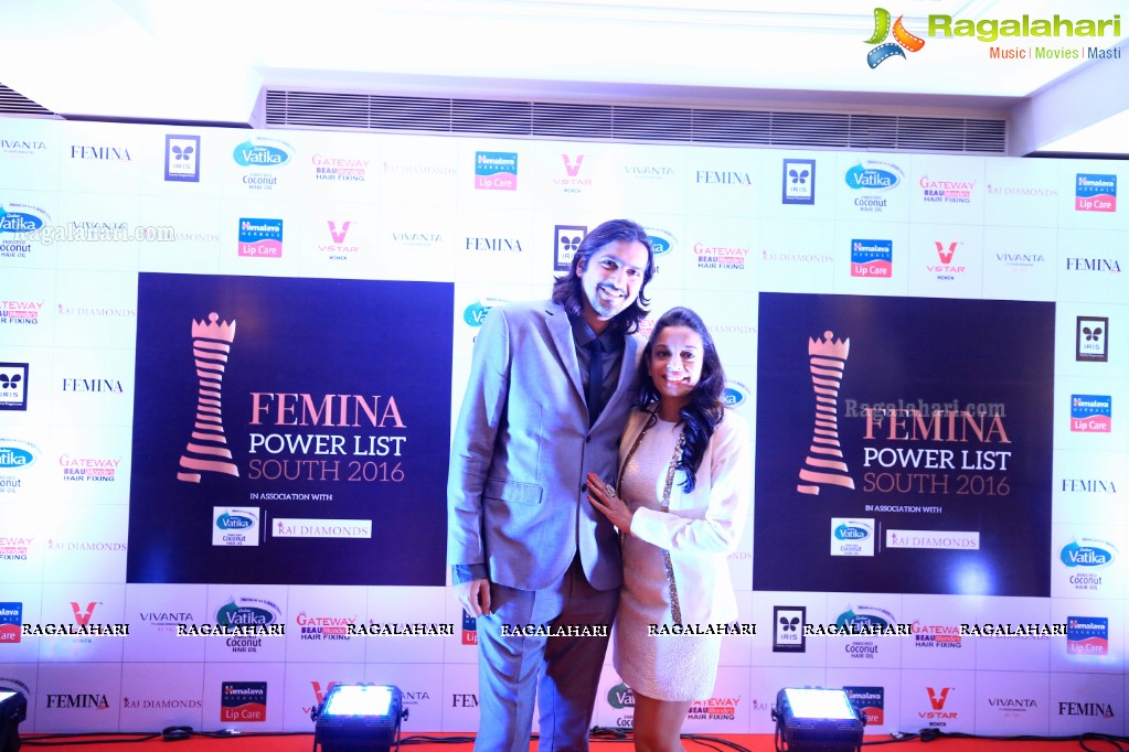 Femina Power List South 2016 - An Exclusive Awards and Recognition Ceremony, Bengaluru