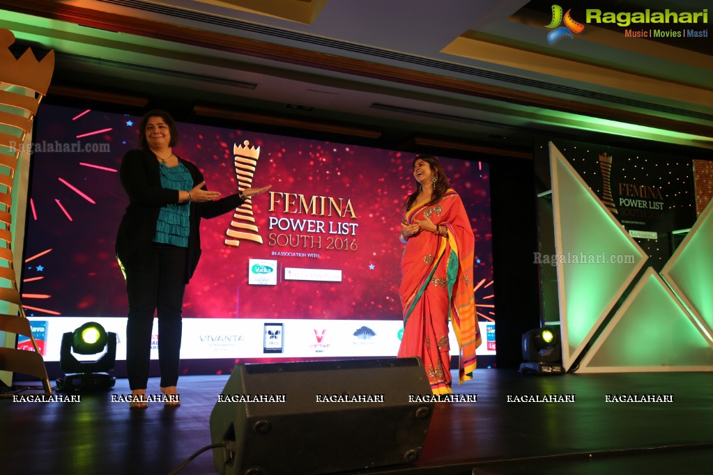 Femina Power List South 2016 - An Exclusive Awards and Recognition Ceremony, Bengaluru