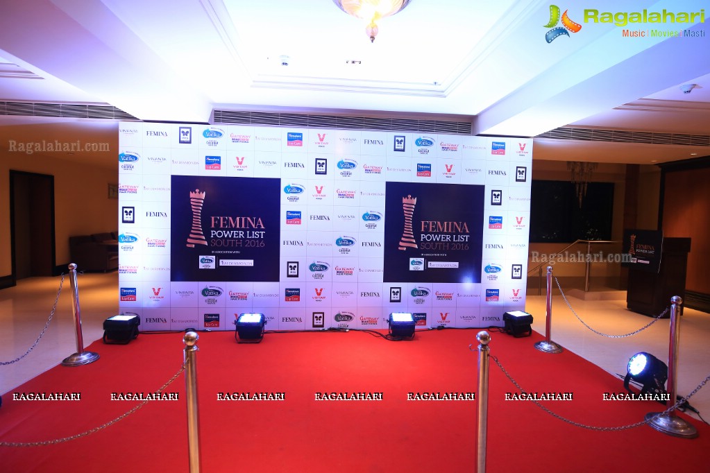 Femina Power List South 2016 - An Exclusive Awards and Recognition Ceremony, Bengaluru