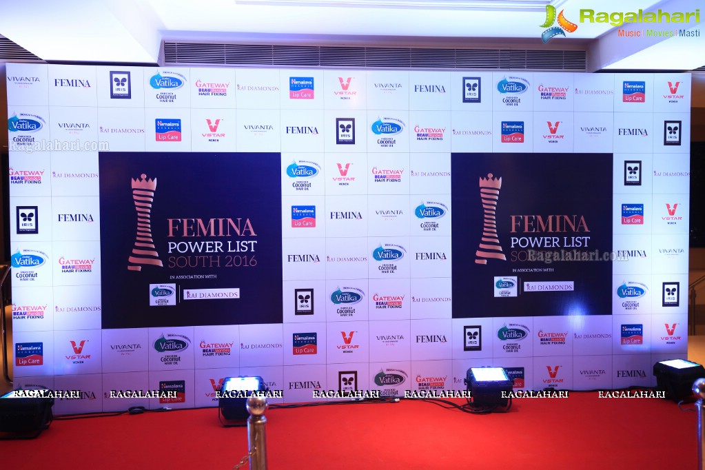 Femina Power List South 2016 - An Exclusive Awards and Recognition Ceremony, Bengaluru