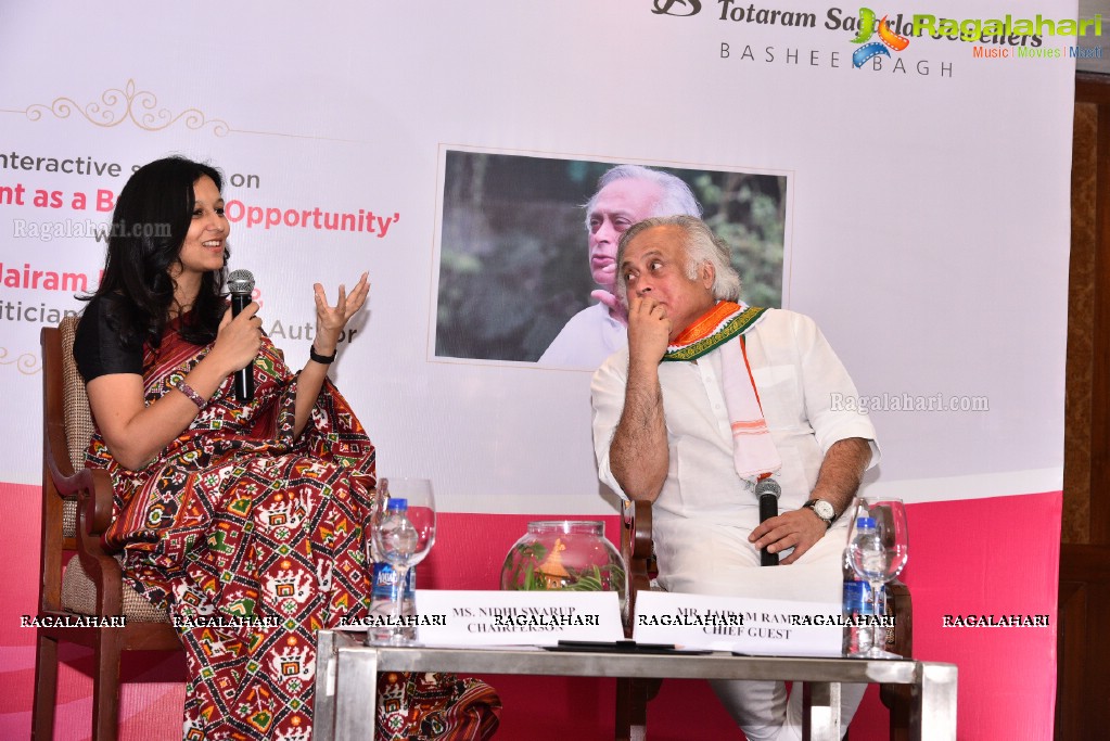 FICCI - Environment as a Business Opportunity - An Interactive Session with MP Jairam Ram at Taj Krishna