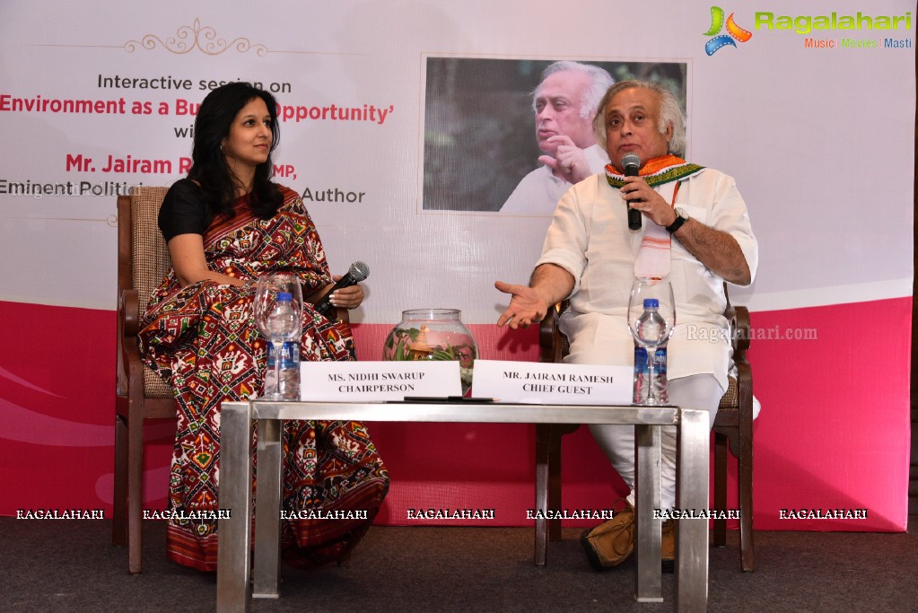 FICCI - Environment as a Business Opportunity - An Interactive Session with MP Jairam Ram at Taj Krishna