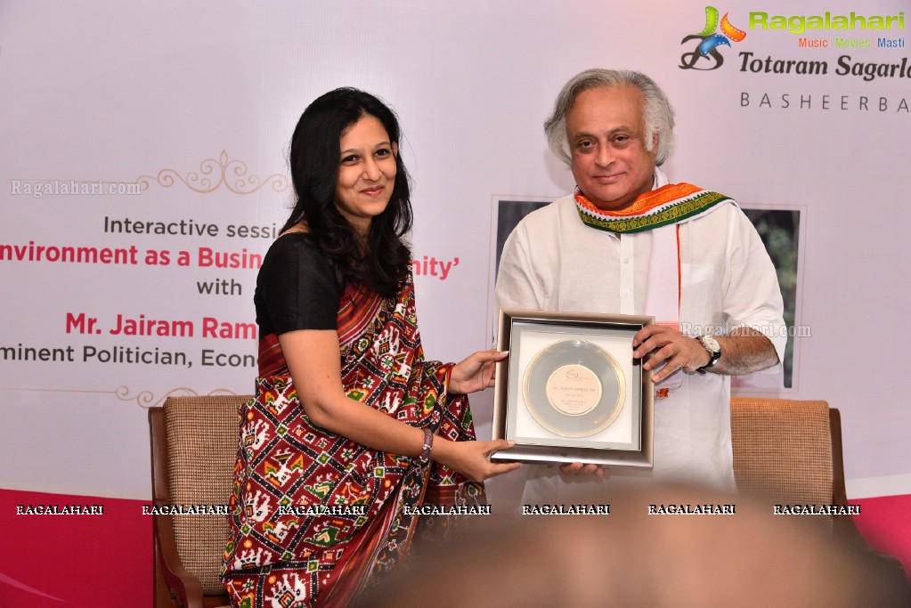 FICCI - Environment as a Business Opportunity - An Interactive Session with MP Jairam Ram at Taj Krishna