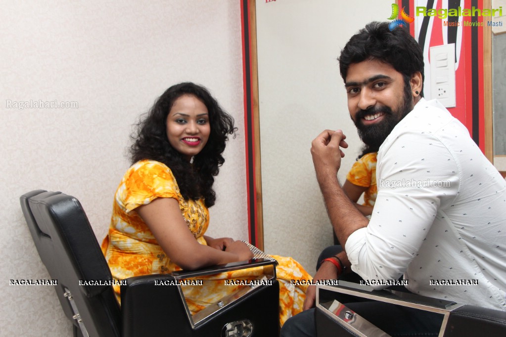 Ashwini and Bithiri Sathi launches Habibs Hair & Beauty Salon at Kothapet, Hyderabad