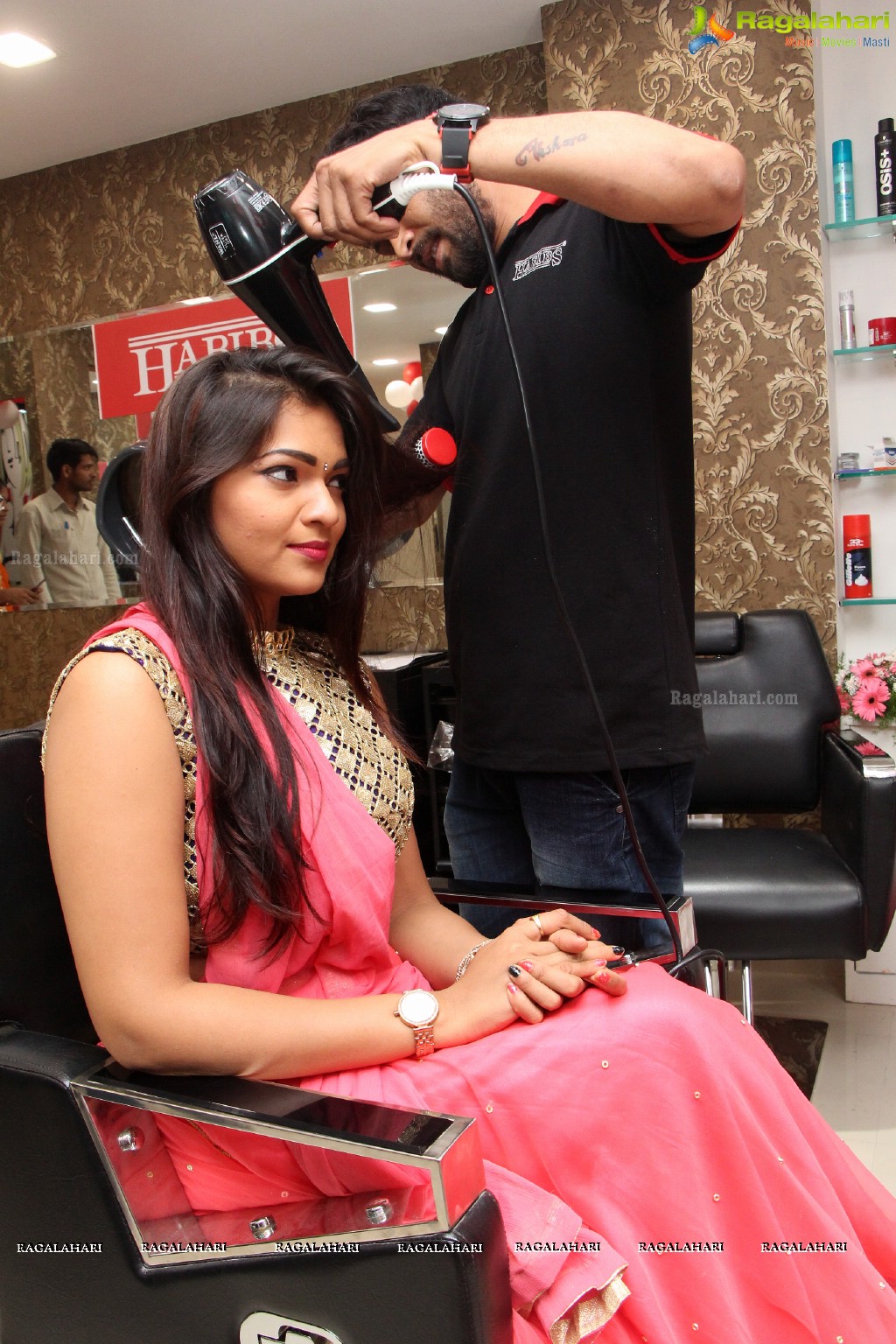 Ashwini and Bithiri Sathi launches Habibs Hair & Beauty Salon at Kothapet, Hyderabad