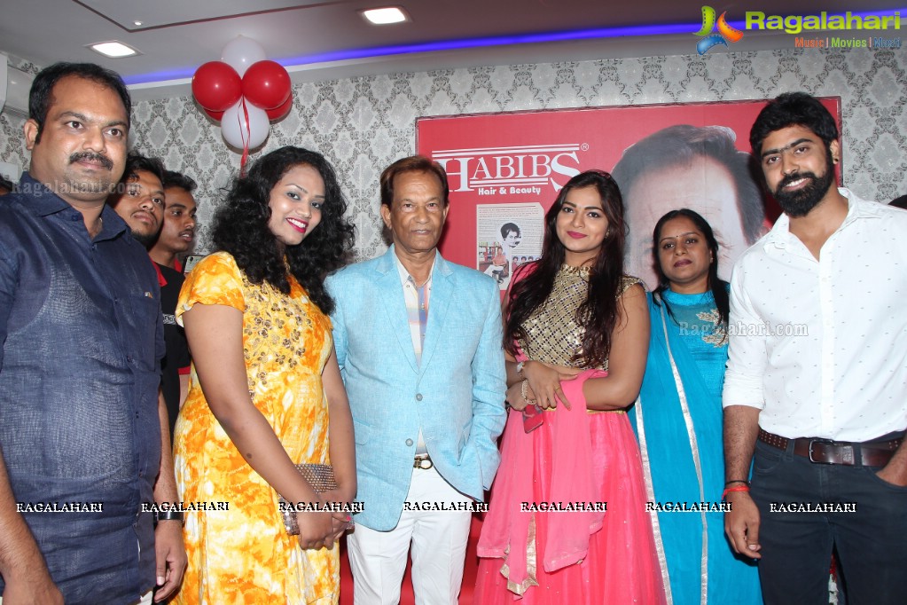 Ashwini and Bithiri Sathi launches Habibs Hair & Beauty Salon at Kothapet, Hyderabad