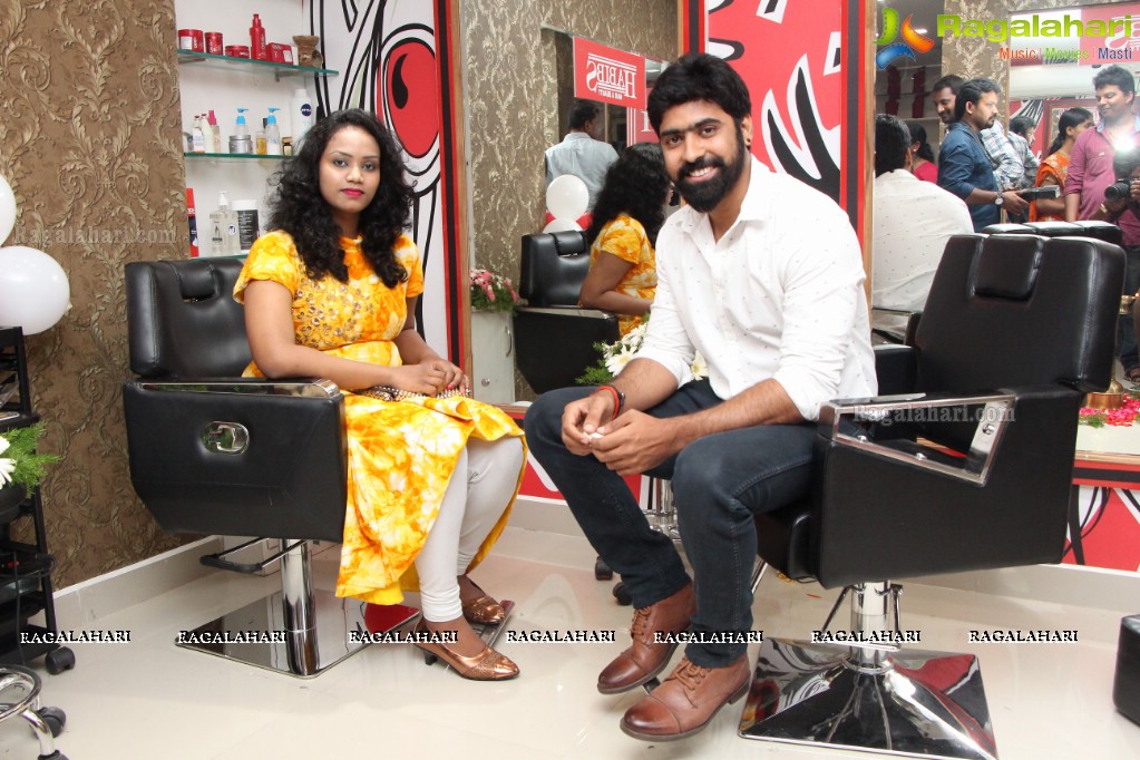 Ashwini and Bithiri Sathi launches Habibs Hair & Beauty Salon at Kothapet, Hyderabad