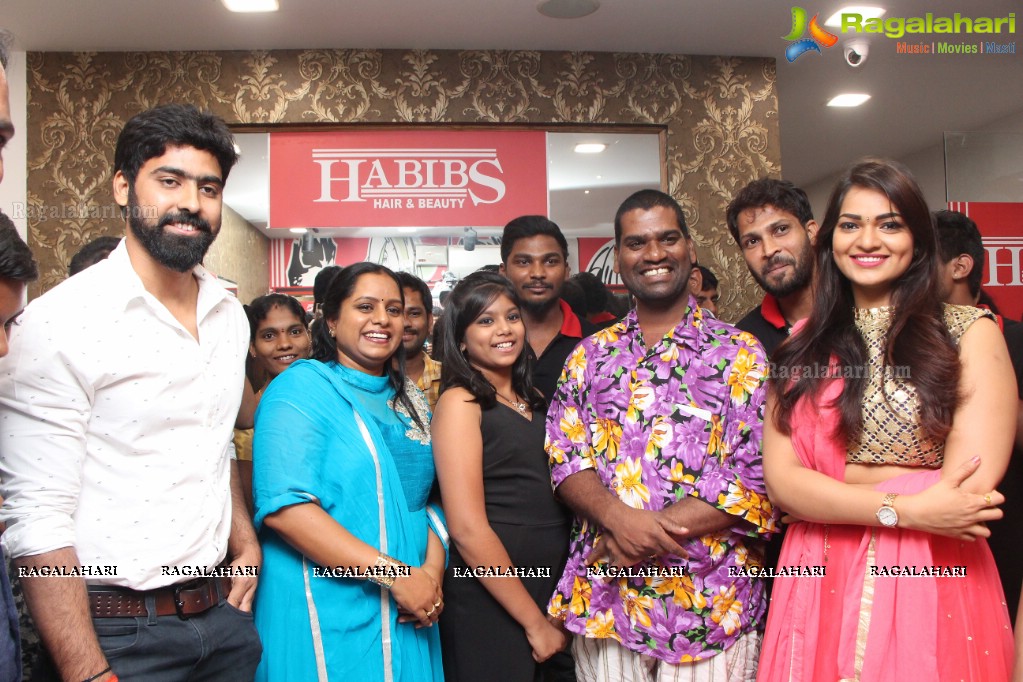 Ashwini and Bithiri Sathi launches Habibs Hair & Beauty Salon at Kothapet, Hyderabad