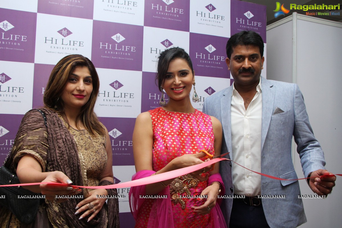 Meenakshi Dixit launches Hi Life Luxury Exhibition at Novotel HICC, Hyderabad