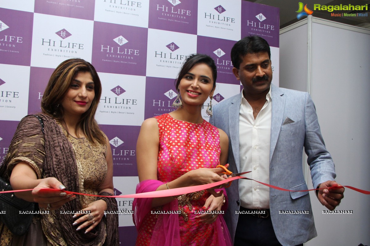 Meenakshi Dixit launches Hi Life Luxury Exhibition at Novotel HICC, Hyderabad