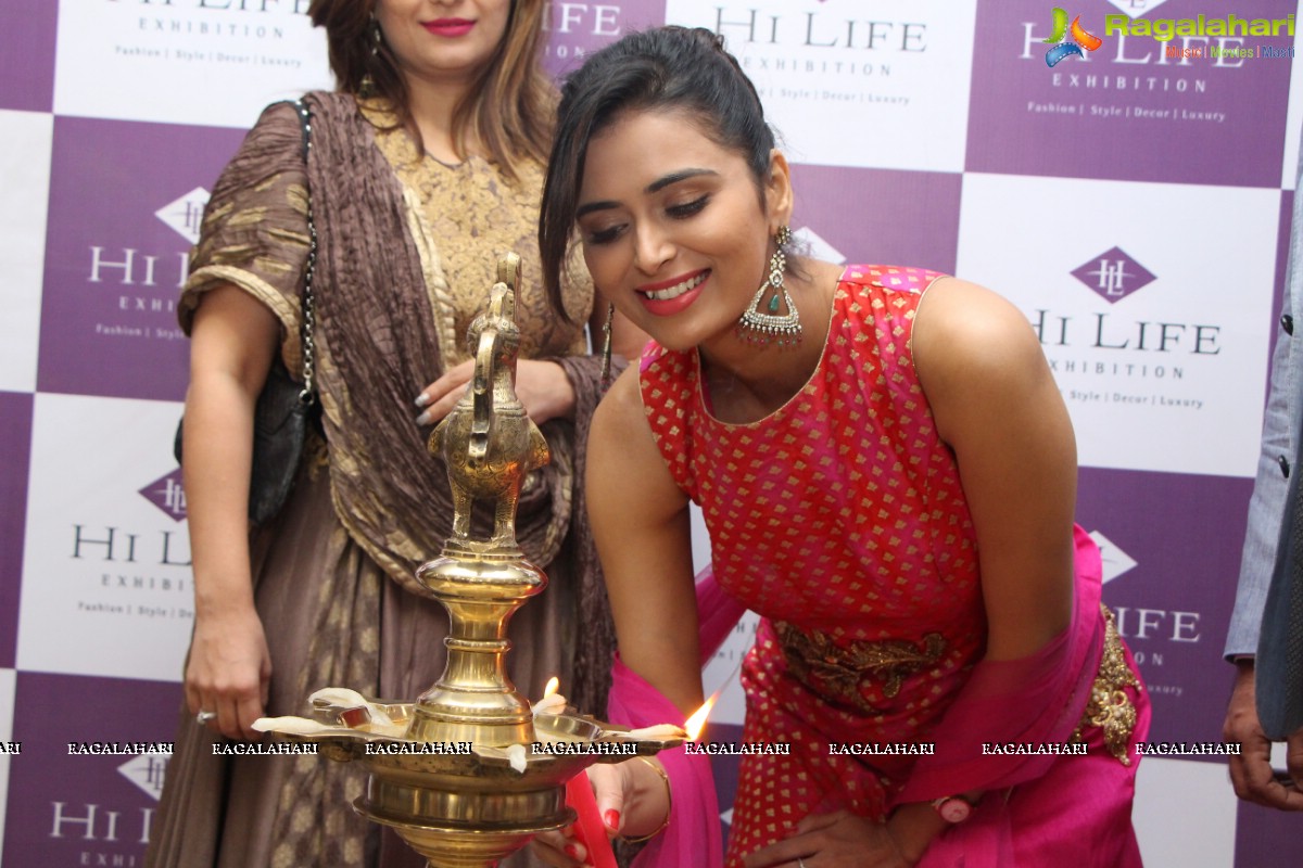 Meenakshi Dixit launches Hi Life Luxury Exhibition at Novotel HICC, Hyderabad