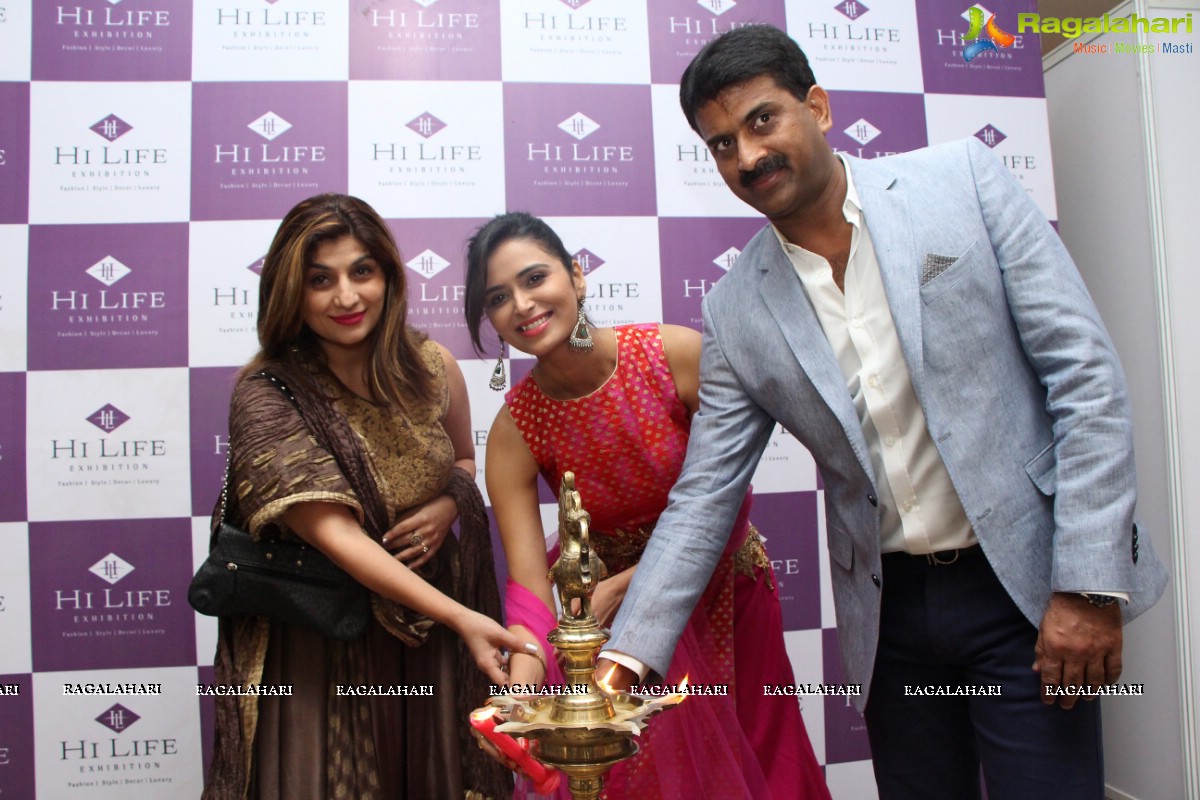 Meenakshi Dixit launches Hi Life Luxury Exhibition at Novotel HICC, Hyderabad