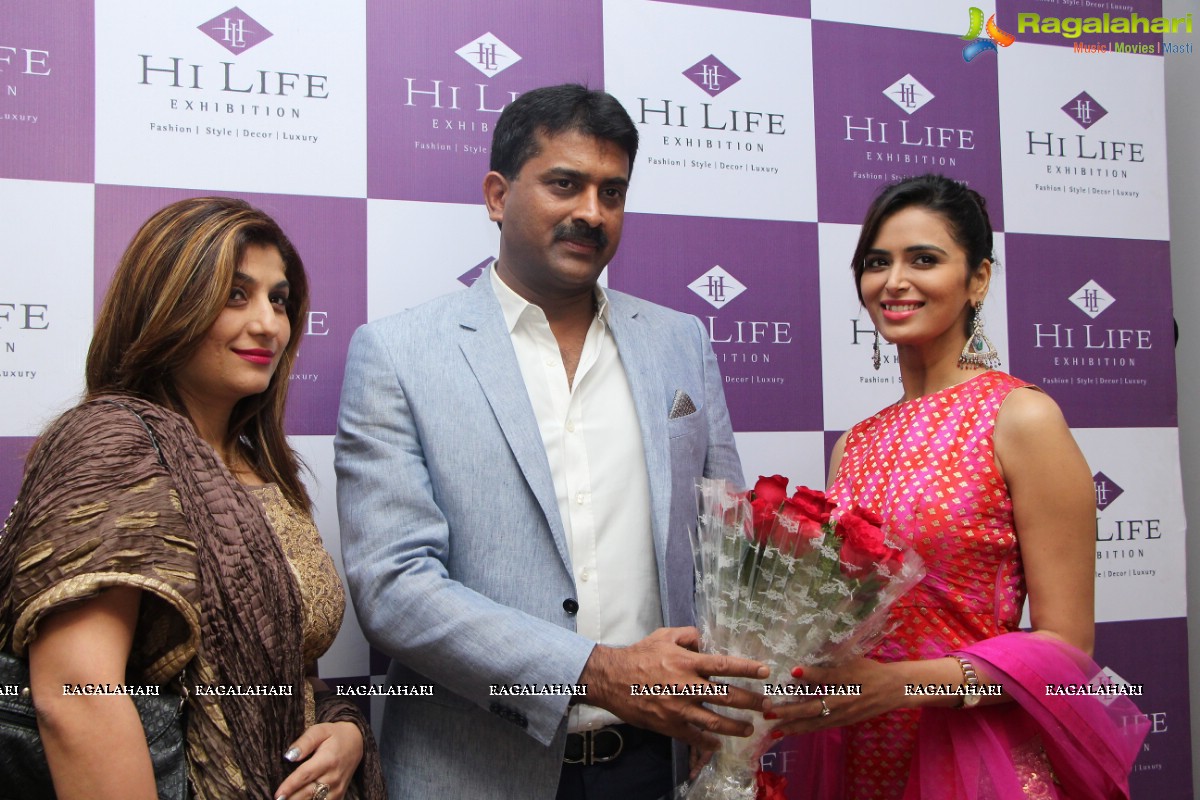 Meenakshi Dixit launches Hi Life Luxury Exhibition at Novotel HICC, Hyderabad