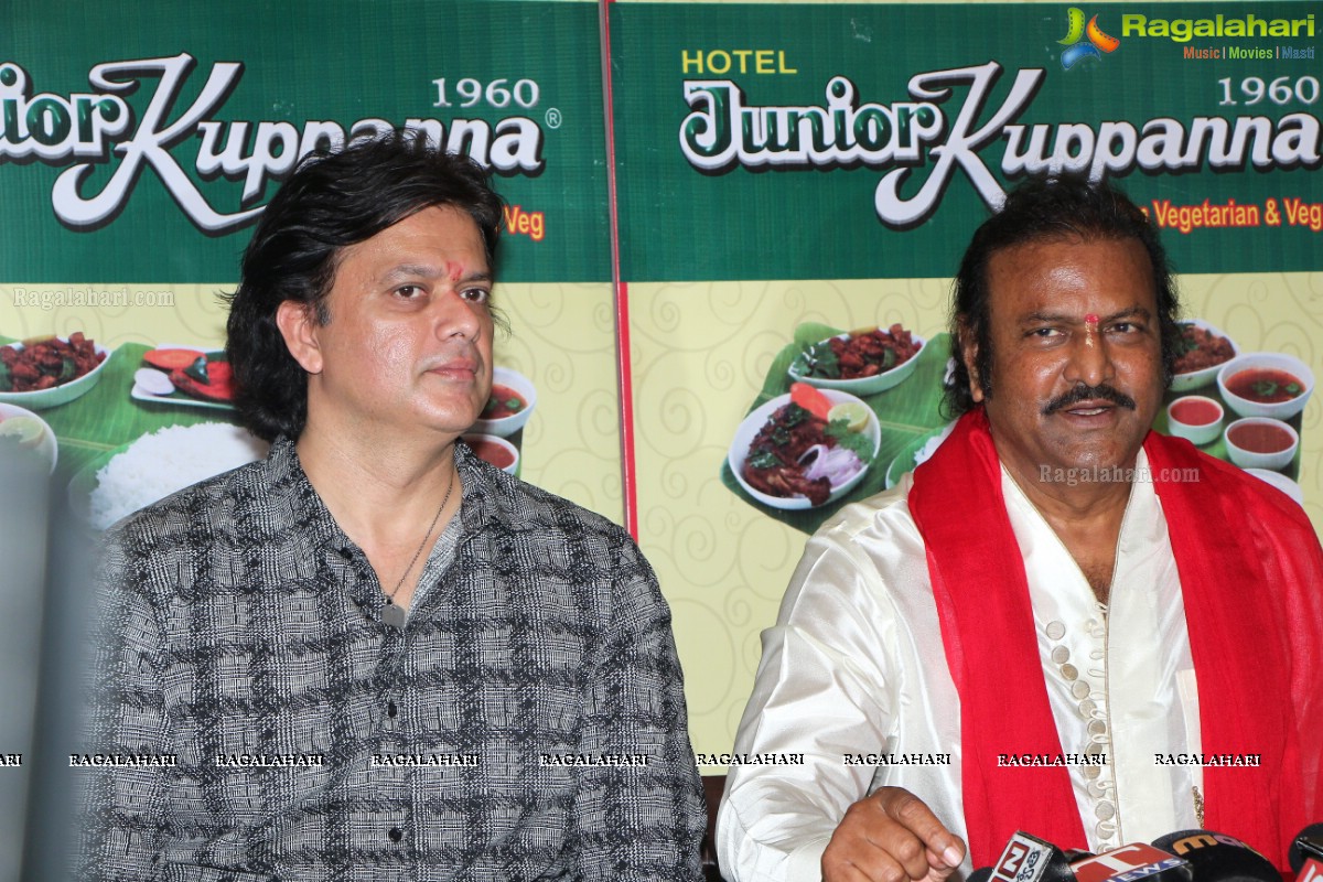 Manchu Family launches Hotel Junior Kuppanna in Hyderabad