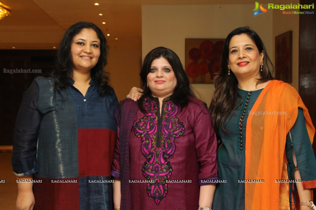 Jedeye Gem - Pinky Reddy launches Jewellery Collection by Sonali Sharma, Bharti Jain and Sheetal Shah at Taj Krishna