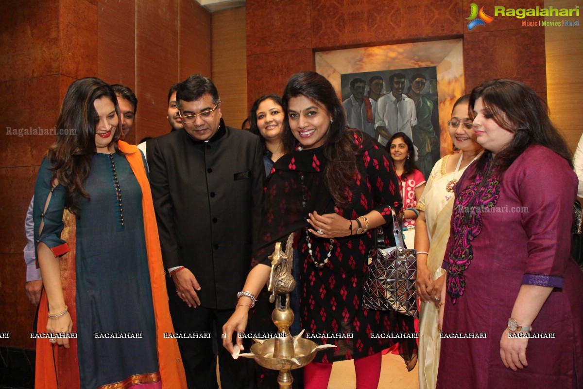 Jedeye Gem - Pinky Reddy launches Jewellery Collection by Sonali Sharma, Bharti Jain and Sheetal Shah at Taj Krishna