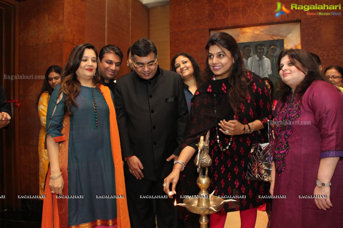 Jedeye Gem - Pinky Reddy launches Jewellery Collection by Sonali Sharma, Bharti Jain and Sheetal Shah at Taj Krishna