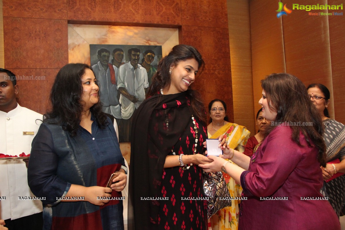 Jedeye Gem - Pinky Reddy launches Jewellery Collection by Sonali Sharma, Bharti Jain and Sheetal Shah at Taj Krishna