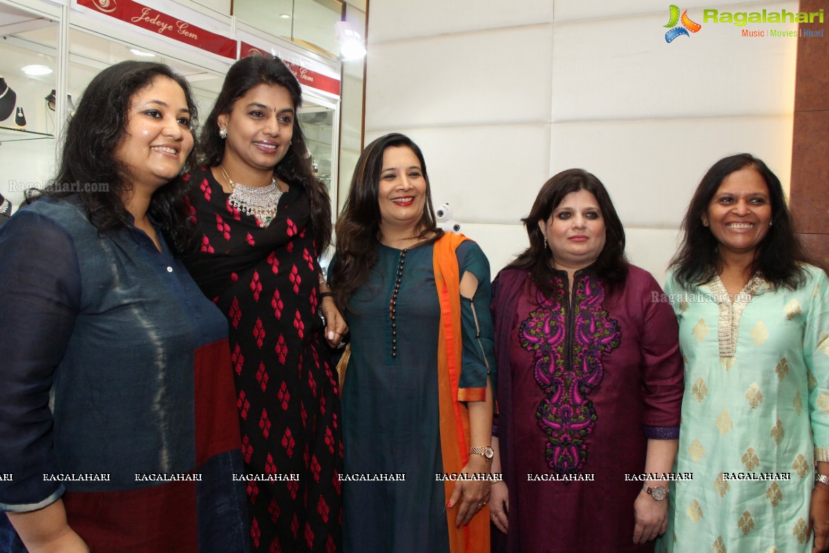 Jedeye Gem - Pinky Reddy launches Jewellery Collection by Sonali Sharma, Bharti Jain and Sheetal Shah at Taj Krishna