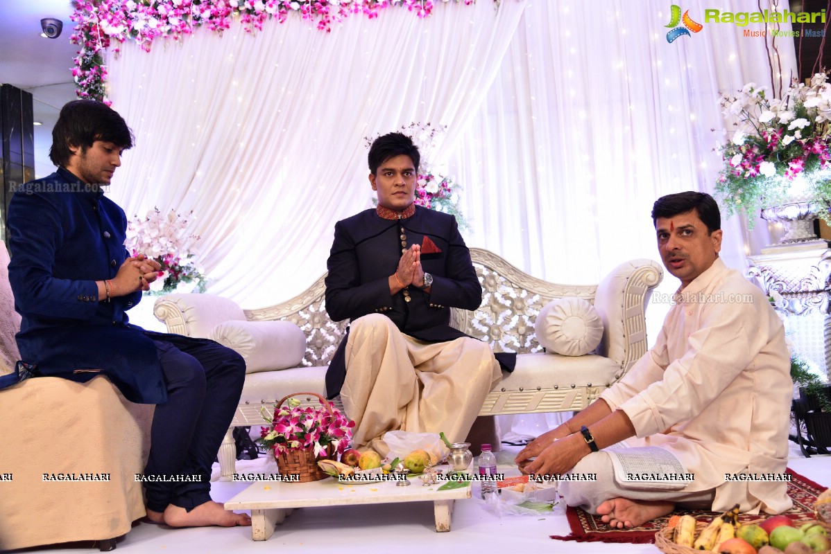 Grand Engagement Ceremony of Kushal Karnani and Shivani at Vivanta by Taj, Hyderabad