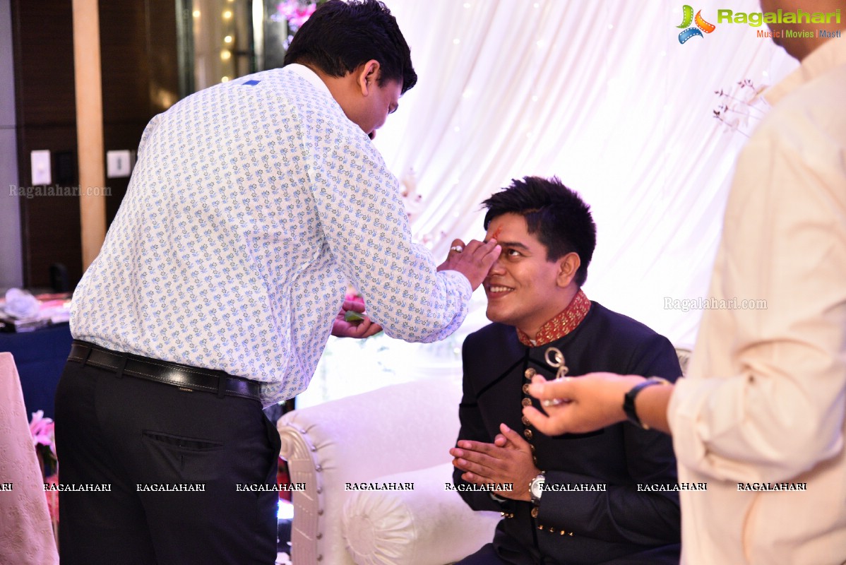 Grand Engagement Ceremony of Kushal Karnani and Shivani at Vivanta by Taj, Hyderabad