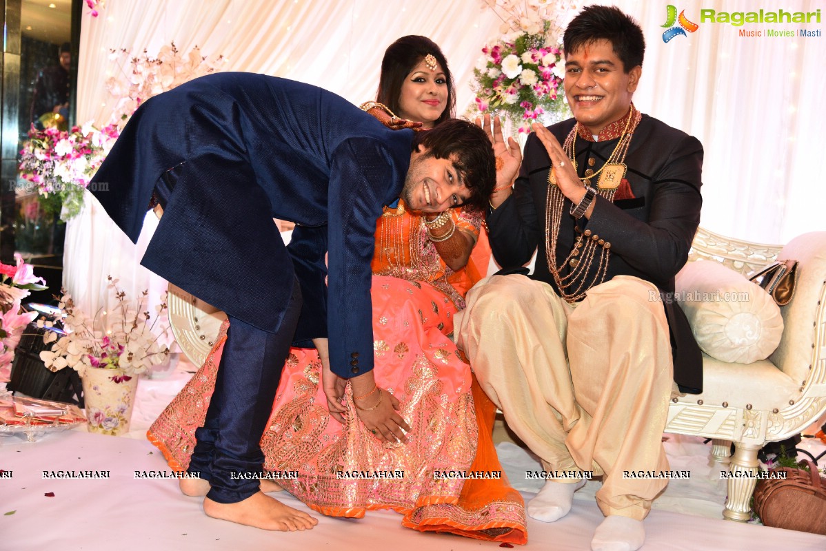 Grand Engagement Ceremony of Kushal Karnani and Shivani at Vivanta by Taj, Hyderabad