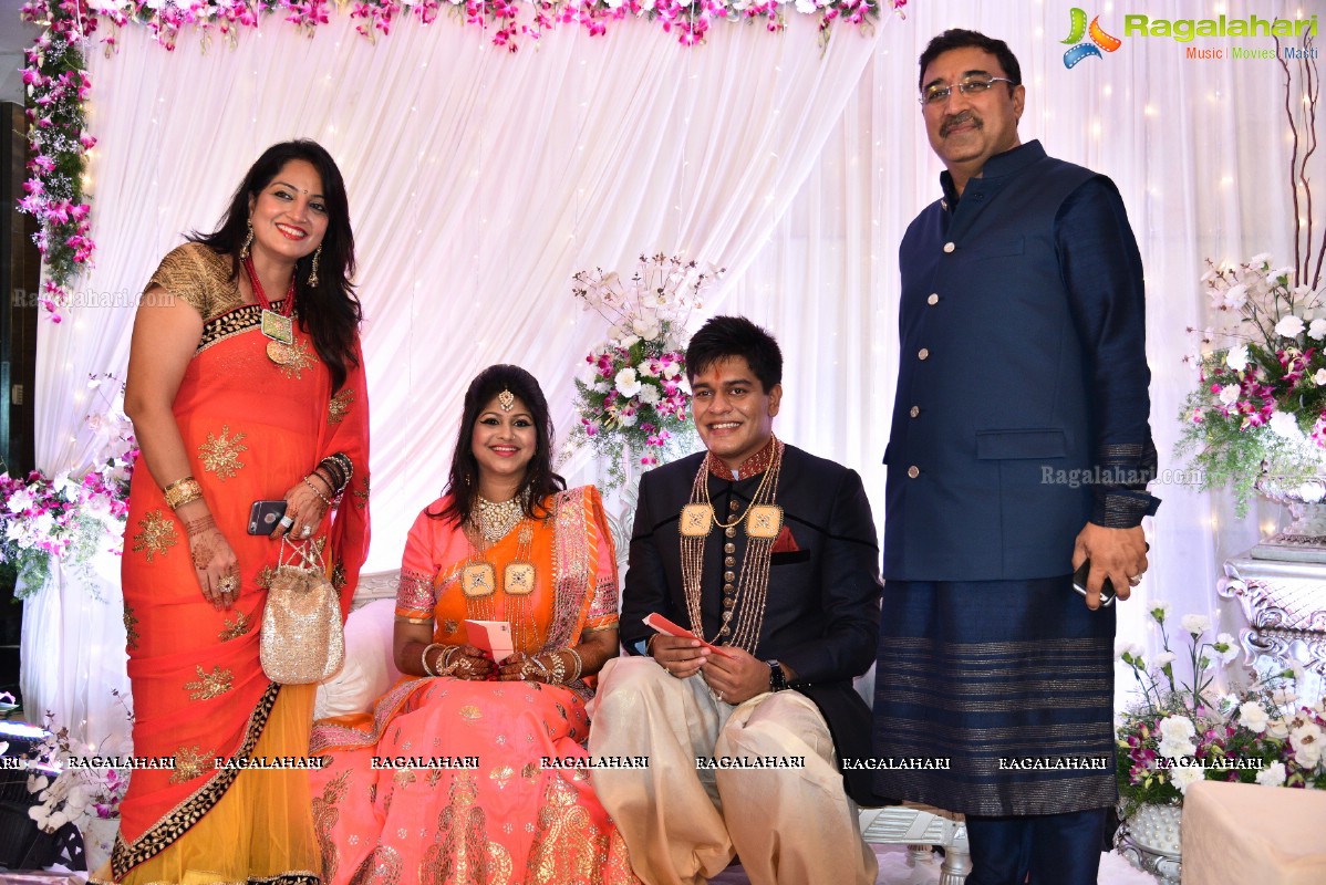 Grand Engagement Ceremony of Kushal Karnani and Shivani at Vivanta by Taj, Hyderabad