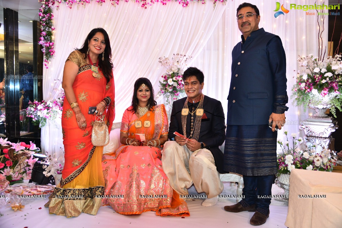 Grand Engagement Ceremony of Kushal Karnani and Shivani at Vivanta by Taj, Hyderabad