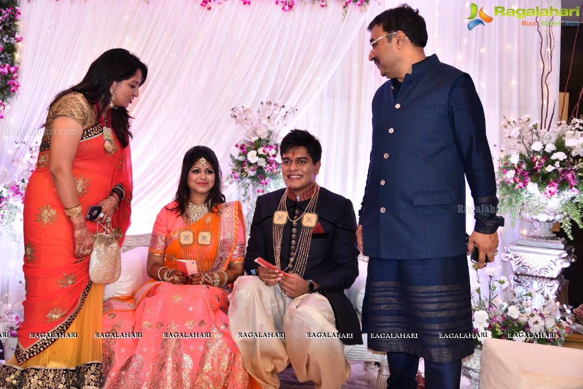 Grand Engagement Ceremony of Kushal Karnani and Shivani at Vivanta by Taj, Hyderabad