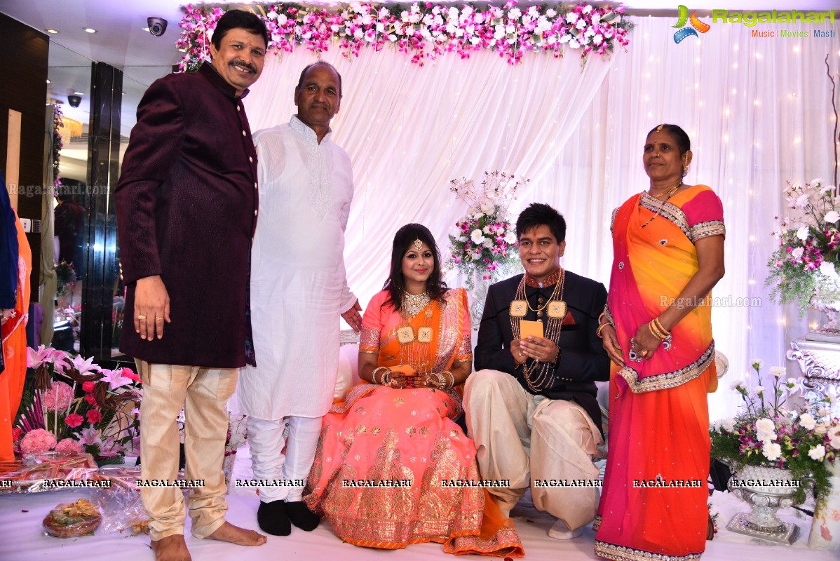 Grand Engagement Ceremony of Kushal Karnani and Shivani at Vivanta by Taj, Hyderabad