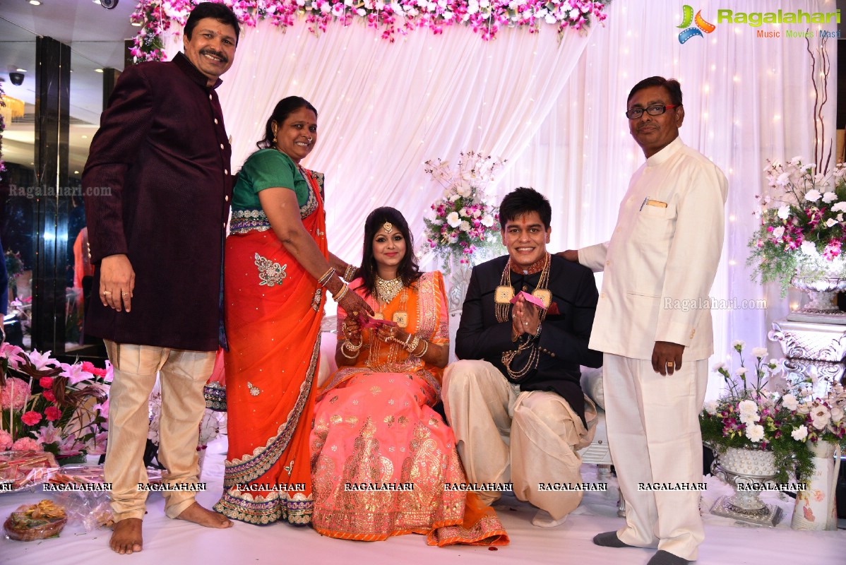 Grand Engagement Ceremony of Kushal Karnani and Shivani at Vivanta by Taj, Hyderabad