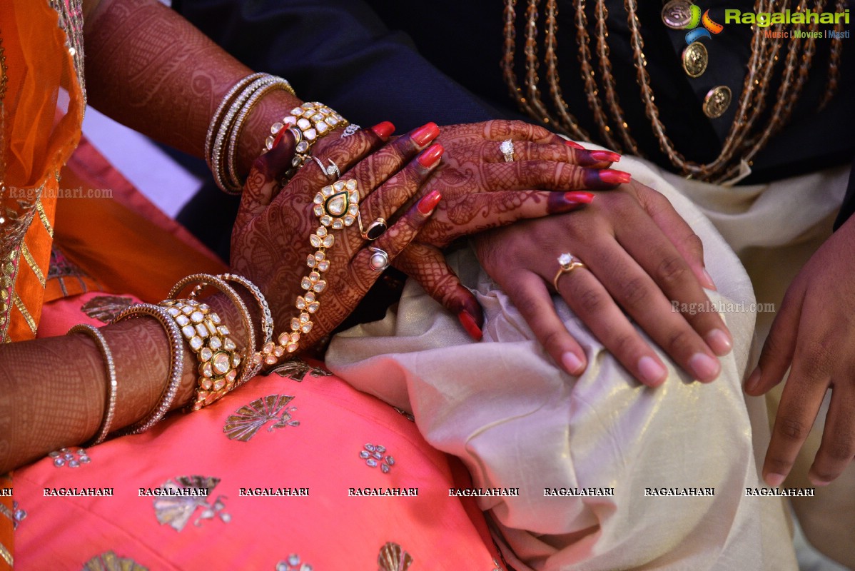 Grand Engagement Ceremony of Kushal Karnani and Shivani at Vivanta by Taj, Hyderabad