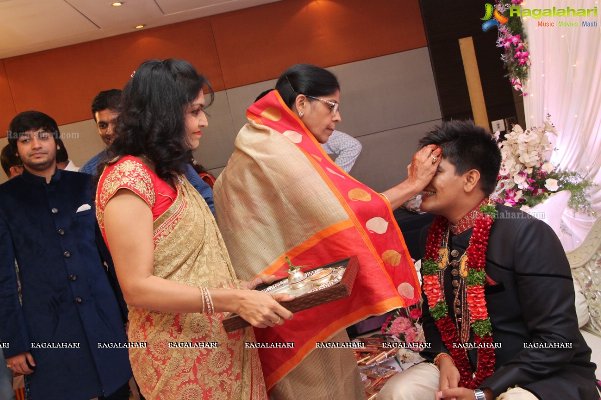 Grand Engagement Ceremony of Kushal Karnani and Shivani at Vivanta by Taj, Hyderabad